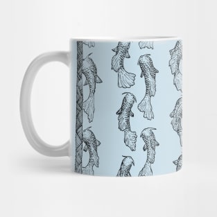 Fish Vibes - fisherman, koi, patterns Mug